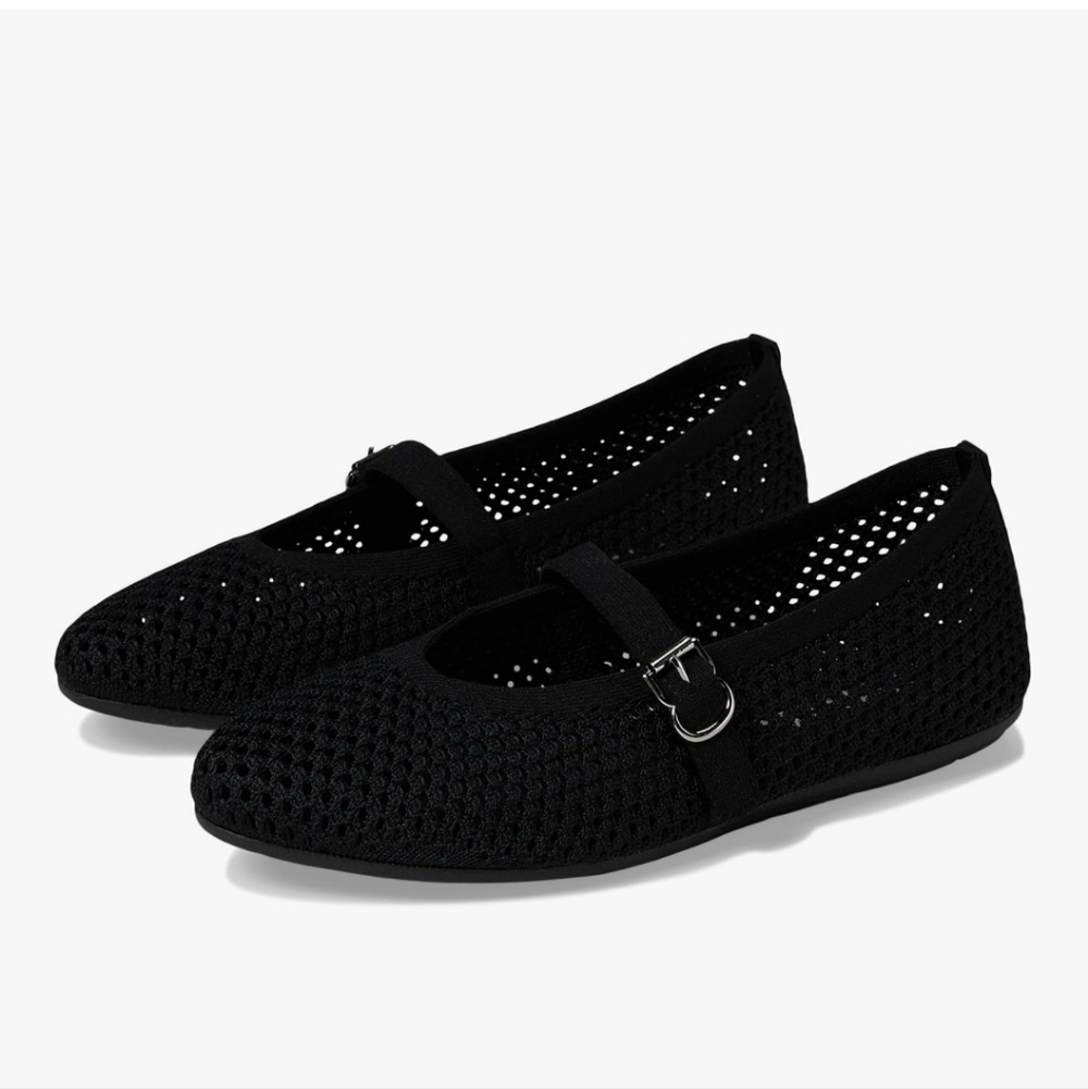 NWT.Black Women's Mary Jane Flats